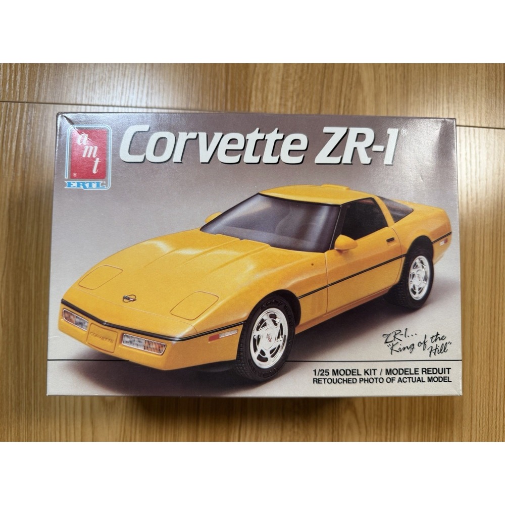 Vintage AMT ERTL Chevrolet Corvette ZR-1 King of the Hill 1/25 Model Kit Started
